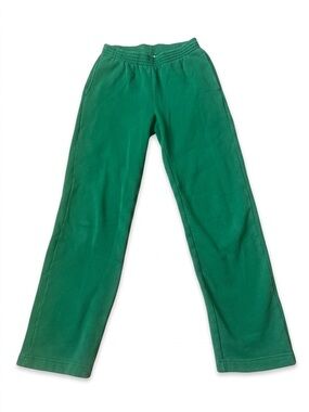 TNA Aritzia Cozy Fleece Boyfriend Sweatpants Green XS